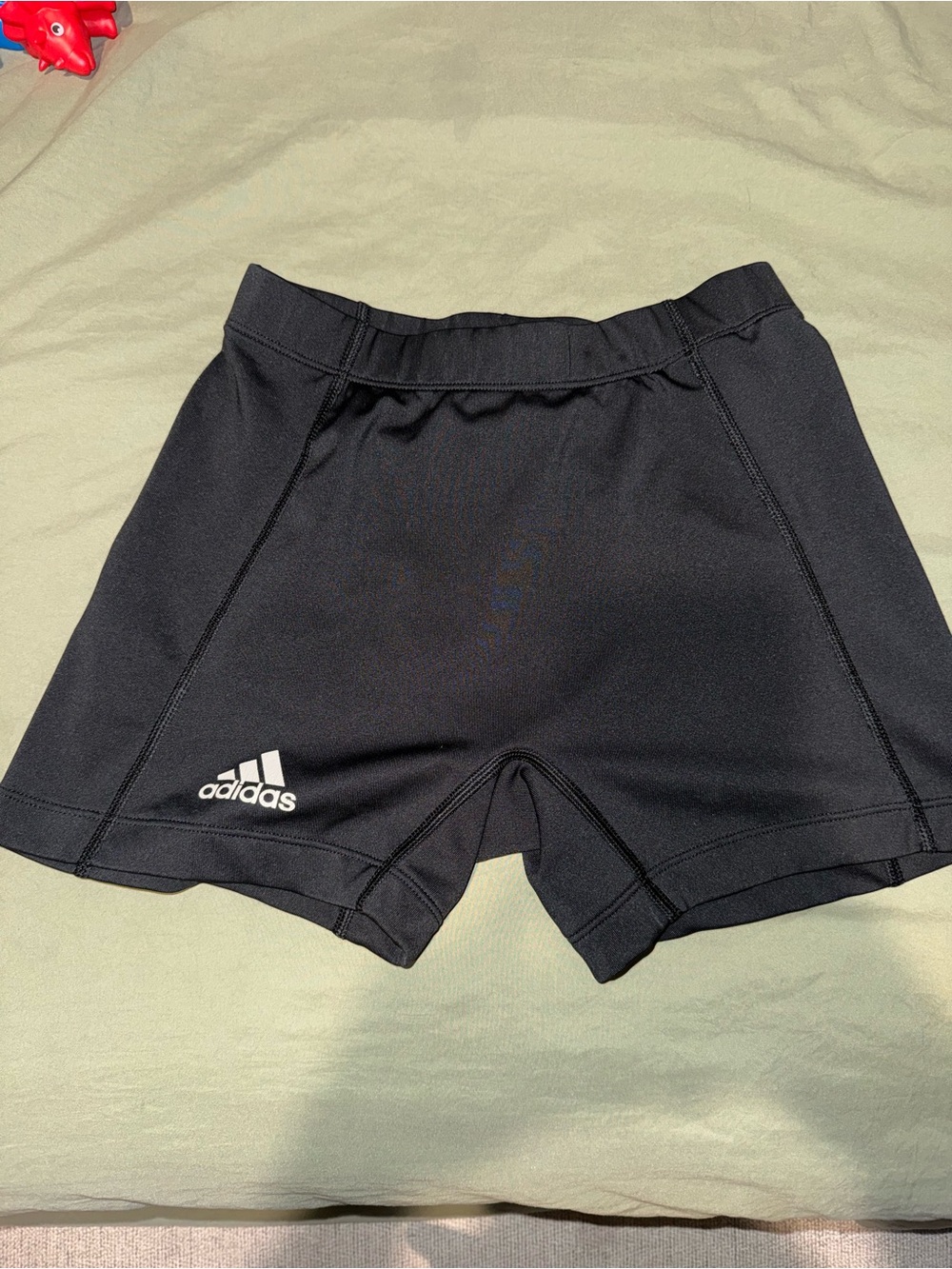 adidas Black Girls' Athletic Performance Shorts